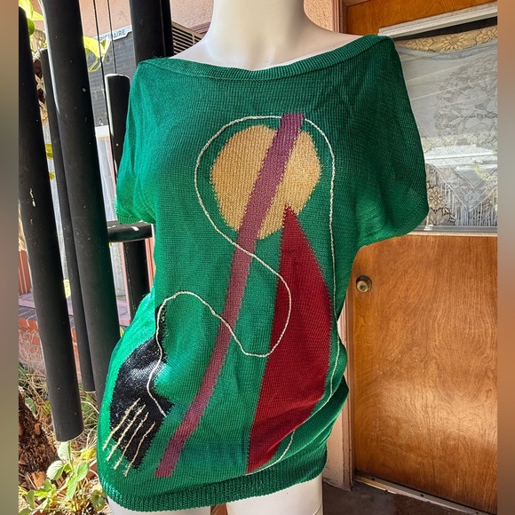 Chloe Tops - Vintage 70’s CHLOE emerald knit top😍😍